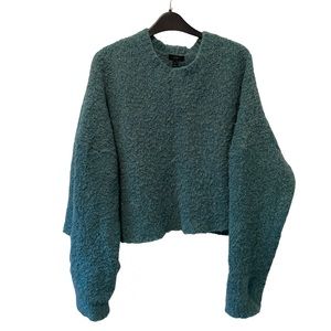 J Crew cropped baggy wool sweater